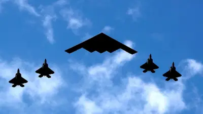 B-2 stealth bombers appear to be on the move hours before Trump expected at White House