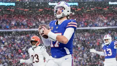 Bills rally with 21 points in 4th quarter to defeat Bengals in snowy Buffalo
