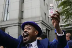 ‘I Got the Baby Oil’: Joyful Sean ‘Diddy’ Combs Supporters Celebrate Verdict,  Douse Themselves in Oil in Tribute to Lurid and Sex-Sodden Trial
